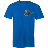 Broomys Garage - aussie flag - small logo - Mens T-Shirt