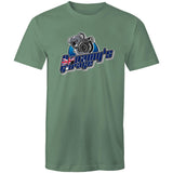 Broomys Garage - Aussie Flag - Mens T-Shirt