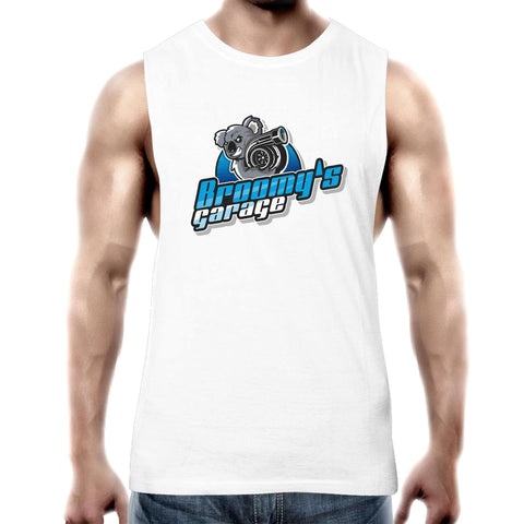 Broomys Garage - Mens Tank Top Tee