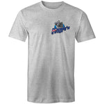 Broomys Garage - aussie flag - small logo - Mens T-Shirt