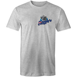 Broomys Garage - aussie flag - small logo - Mens T-Shirt