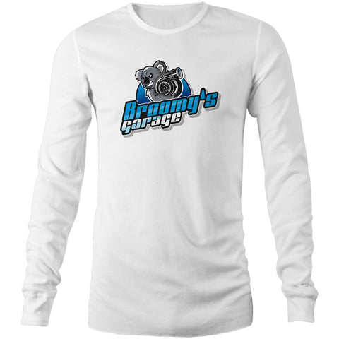 Broomys Garage - Mens Long Sleeve T-Shirt