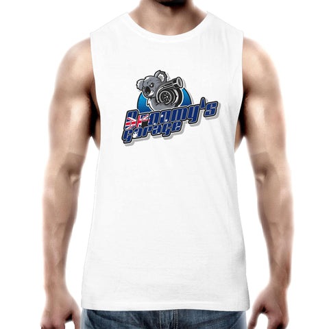 Broomys Garage - Aussie Flag - Mens Tank Top Tee