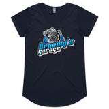 Broomys Garage - Womens Scoop Neck T-Shirt