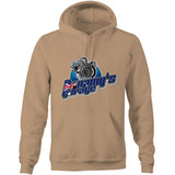 Broomys Garage - Aussie Flag - Pocket Hoodie Sweatshirt