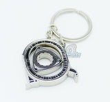 Spinning rotor key chain