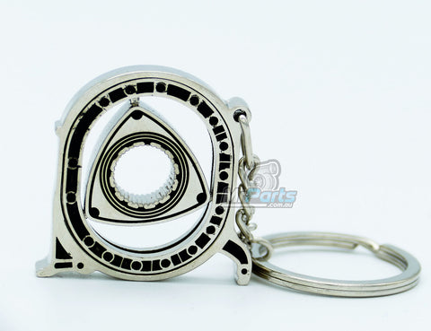 Spinning rotor key chain