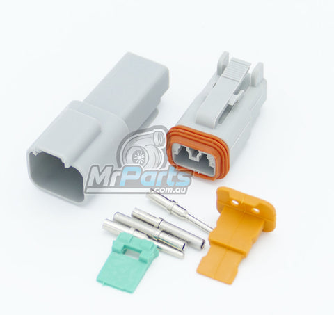 Deutsch DT 2 pin male / female connector kit