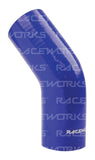 45 Degree Silicone Hose (Blue/Black)