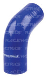 67 Degree Silicone Hose (Black/Blue)