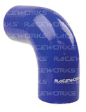 90 Degree Silicone Hose (Blue/Black)