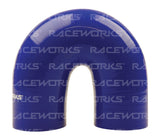 180 Degree Silicone Hose (Black/Blue)