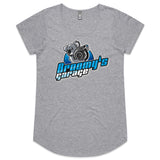 Broomys Garage - Womens Scoop Neck T-Shirt