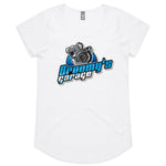 Broomys Garage - Womens Scoop Neck T-Shirt