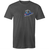 Broomys Garage - aussie flag - small logo - Mens T-Shirt