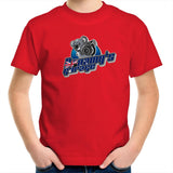 Broomys Garage - Aussie Flag - Kids Youth Crew T-Shirt