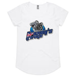 Broomys Garage - Aussie Flag - Womens Scoop Neck T-Shirt