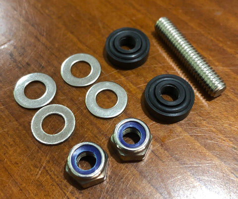 2pk Stainless bulkhead connectors